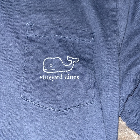 vineyard vines navy blue long sleeve - Picture 2 of 4